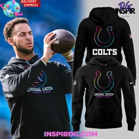 -Indianapolis Colts NFL Crucial Catch Intercept Cancer 2024 Hoodie