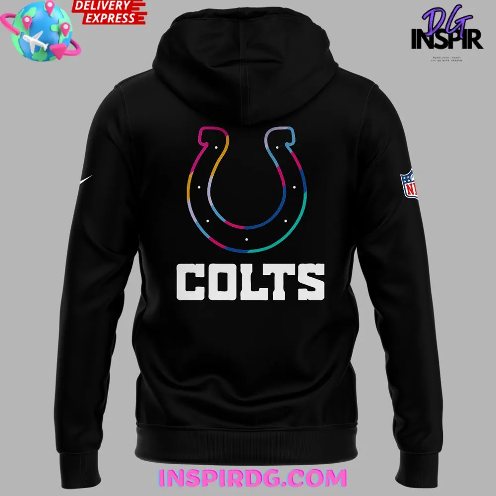 -Indianapolis Colts NFL Crucial Catch Intercept Cancer 2024 Hoodie