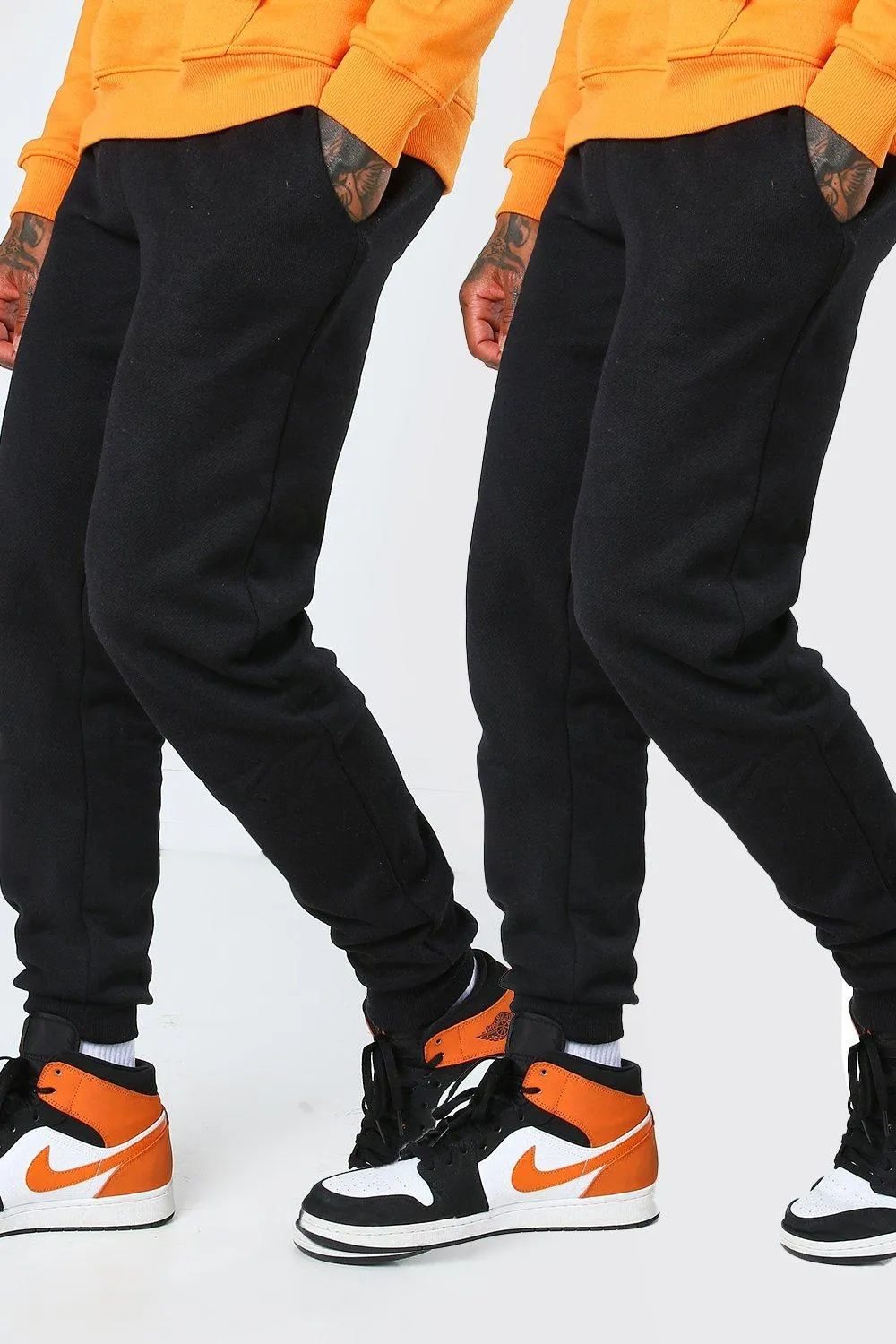 2 Pack Loose Fit Basic Joggers