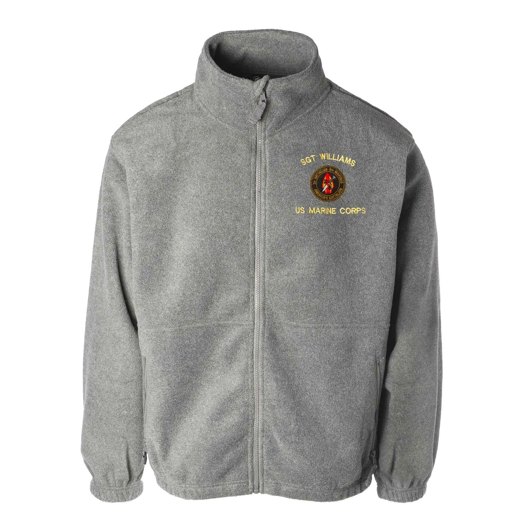 2nd Battalion 8th Marines Embroidered Fleece Full Zip