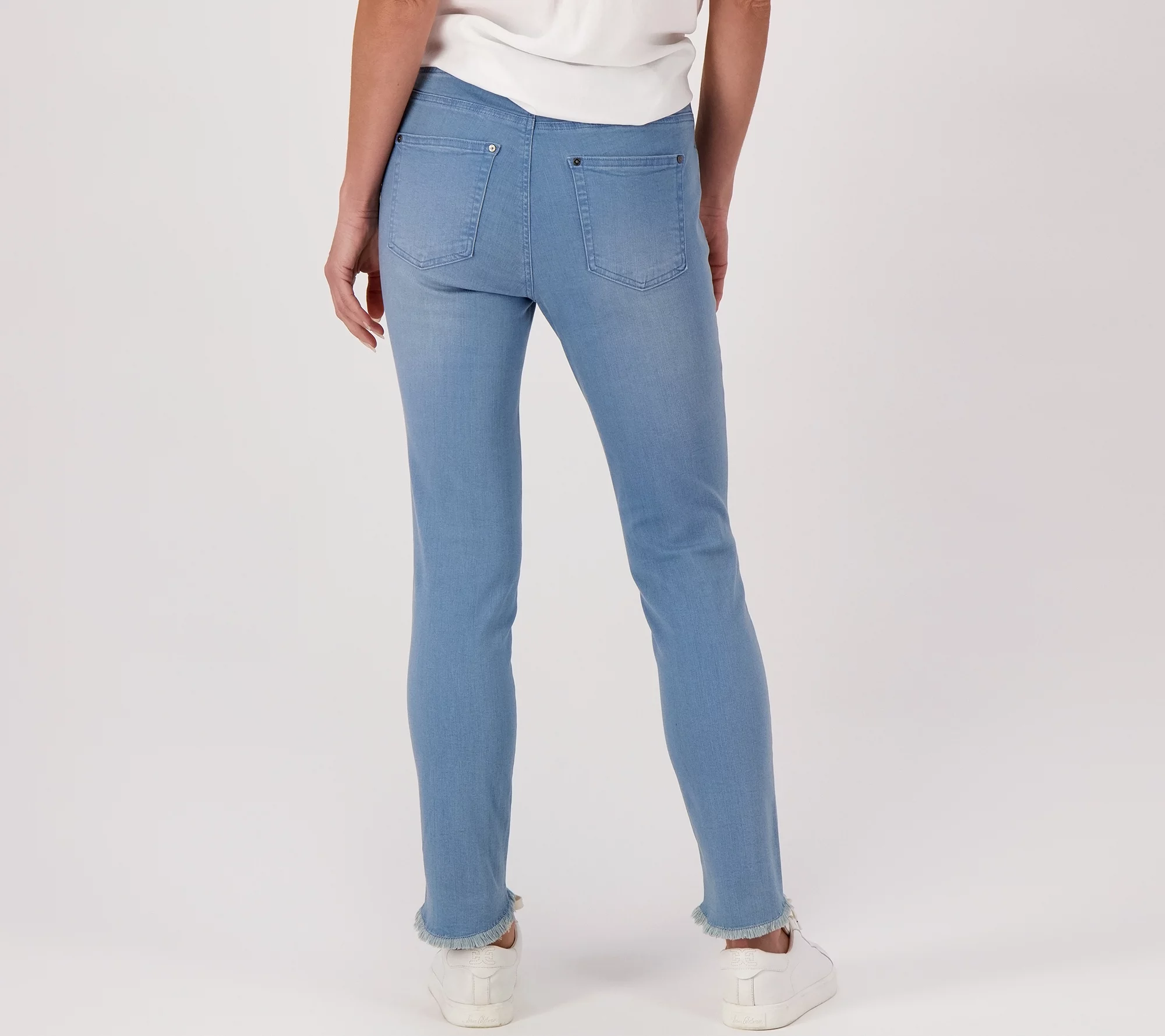 "As Is" Belle by Kim Gravel Petite TripleLuxe Denim Jeans