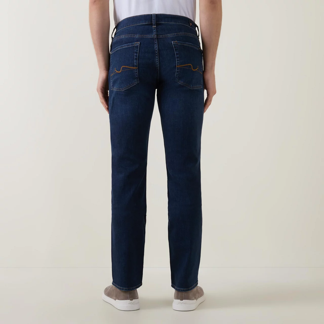 7 FOR ALL MANKIND Bepop Straight Jeans - Dark Wash