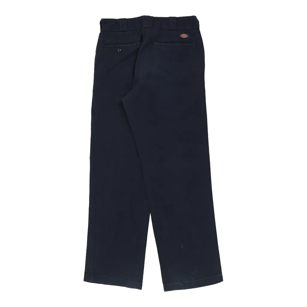 874 Dickies Trousers - 30W 31L Navy Cotton Blend