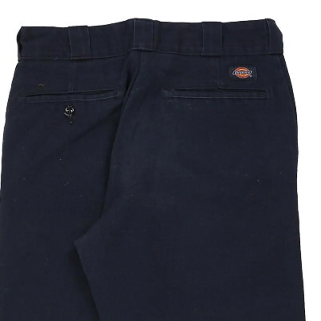 874 Dickies Trousers - 30W 31L Navy Cotton Blend