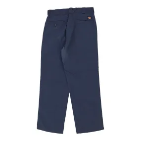 874 Dickies Trousers - 34W 30L Navy Cotton Blend