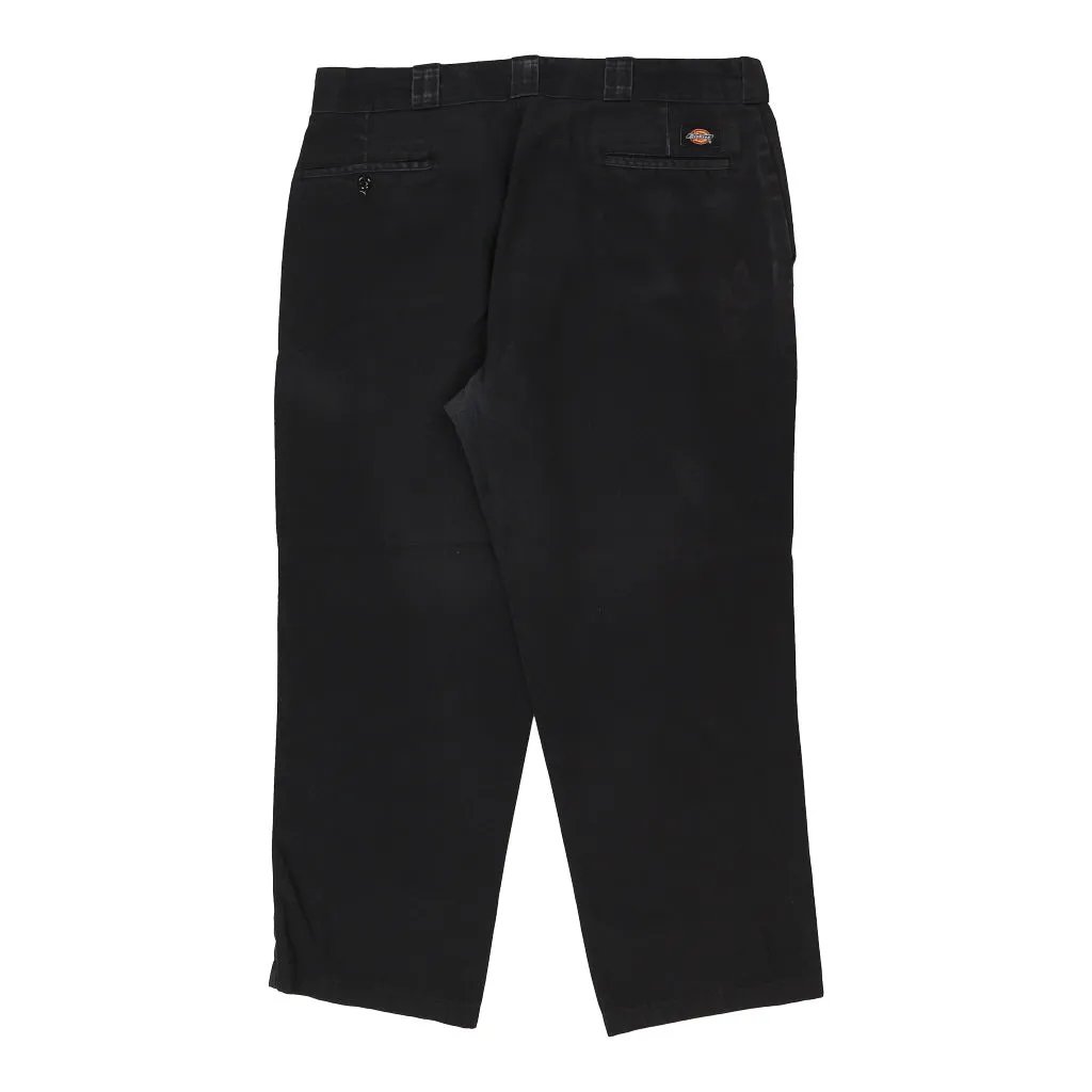 874 Dickies Trousers - 38W 29L Black Cotton Blend