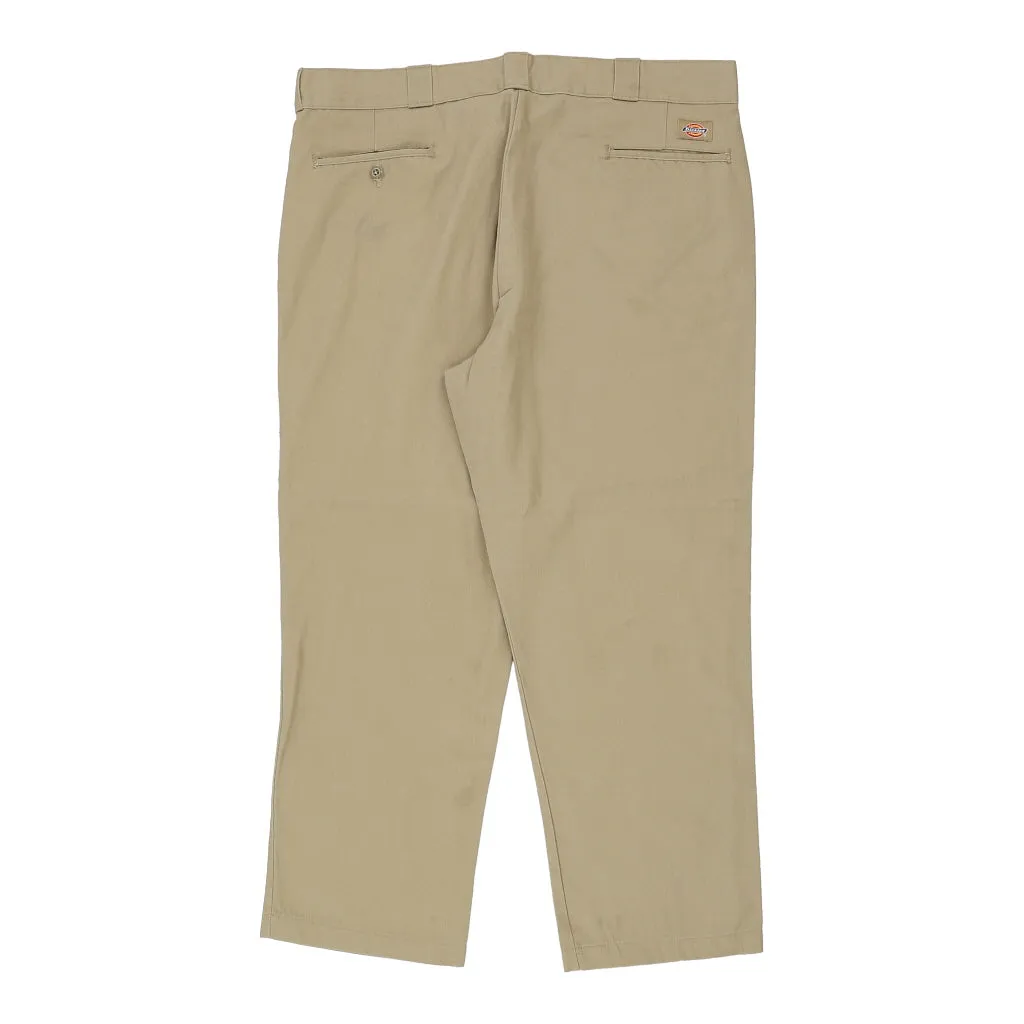 874 Dickies Trousers - 40W 29L Beige Cotton Blend