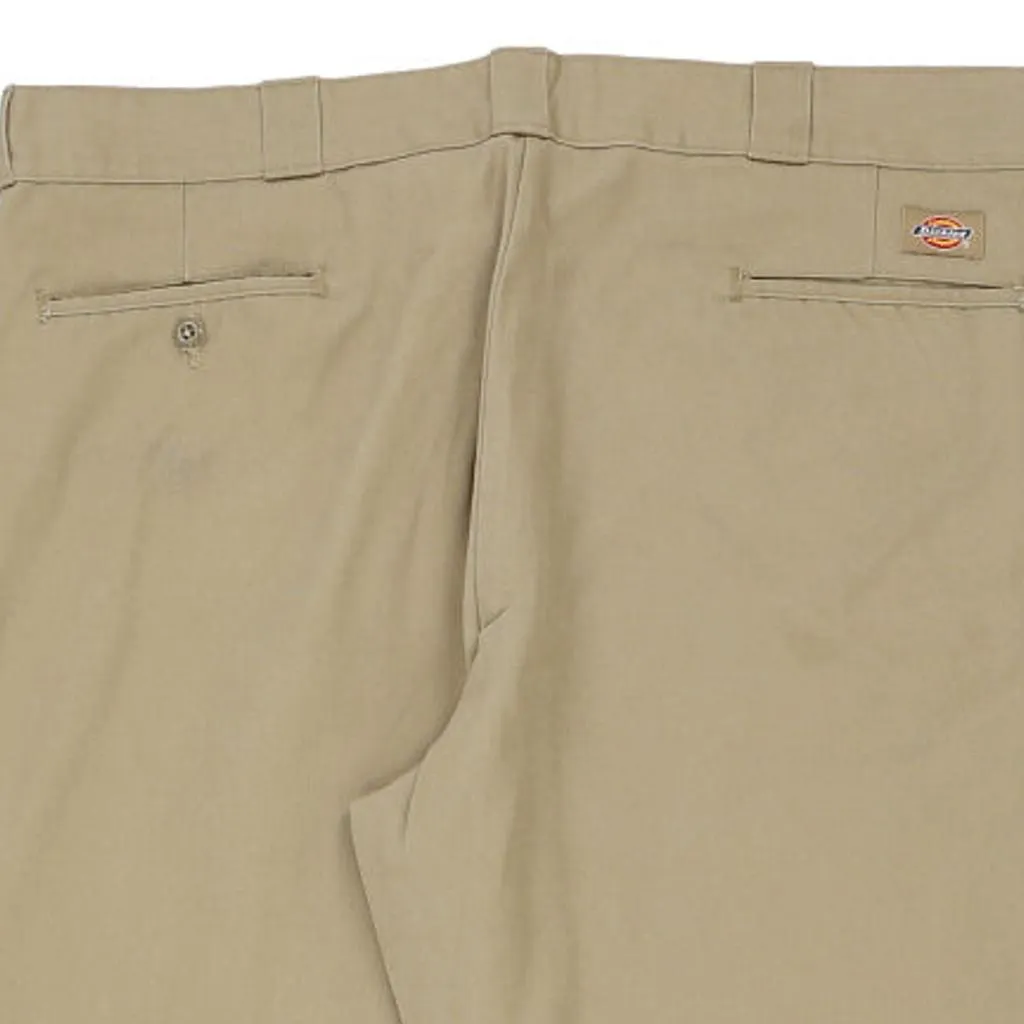 874 Dickies Trousers - 40W 29L Beige Cotton Blend