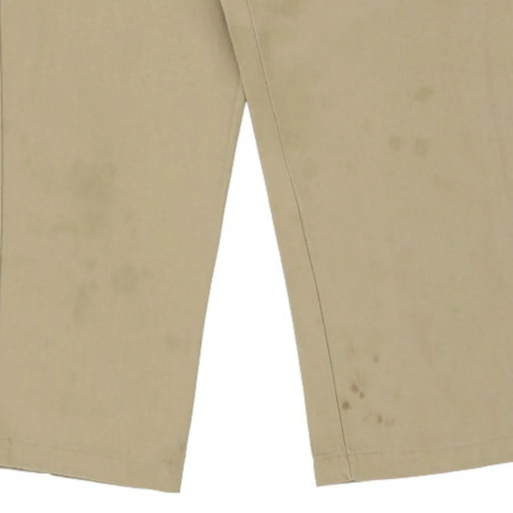 874 Dickies Trousers - 40W 29L Beige Cotton Blend