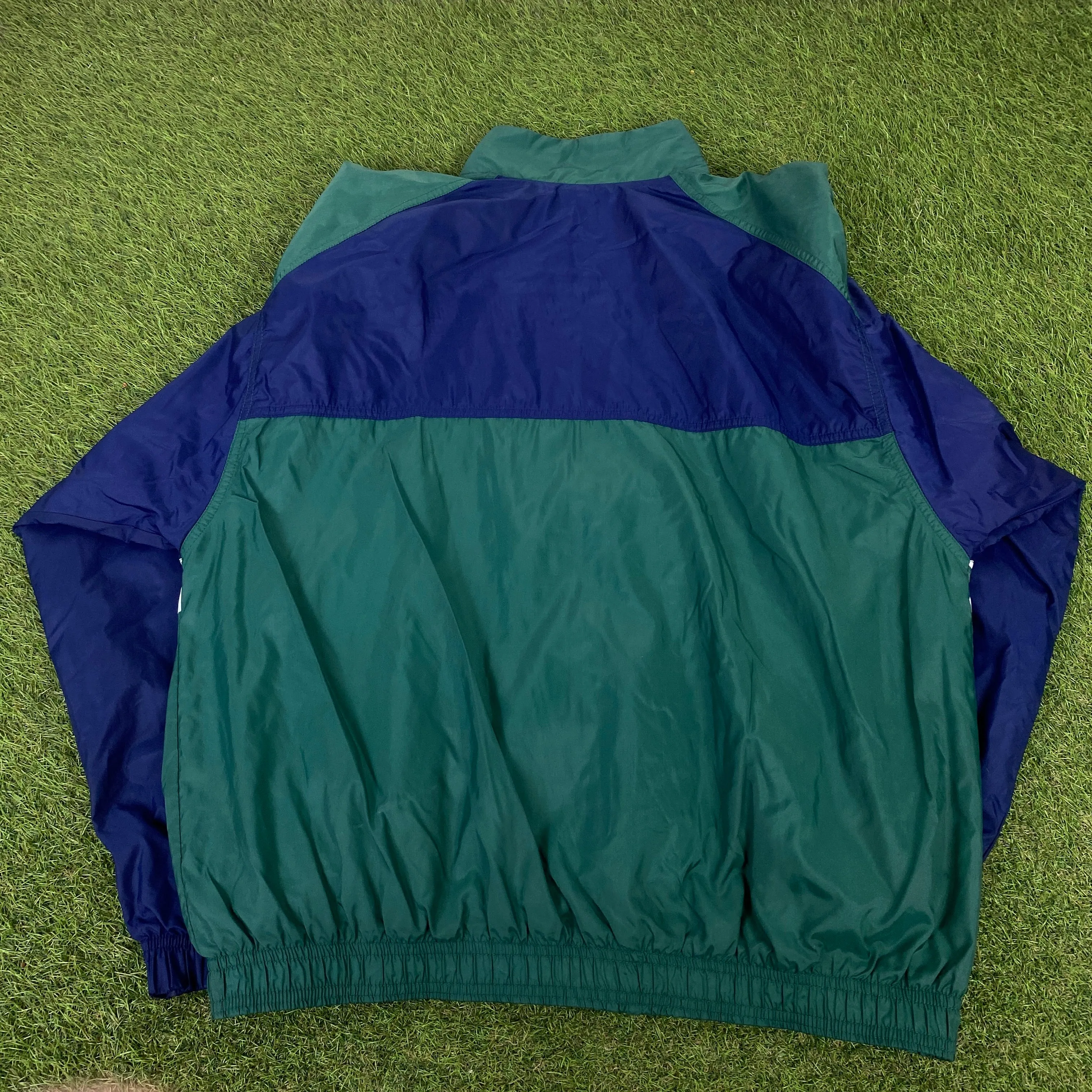 90s Nike Tracksuit Set Jacket + Joggers Green XL