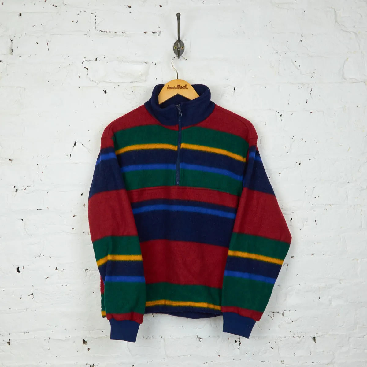 90s Stripe Fleece - Red/Blue - XS