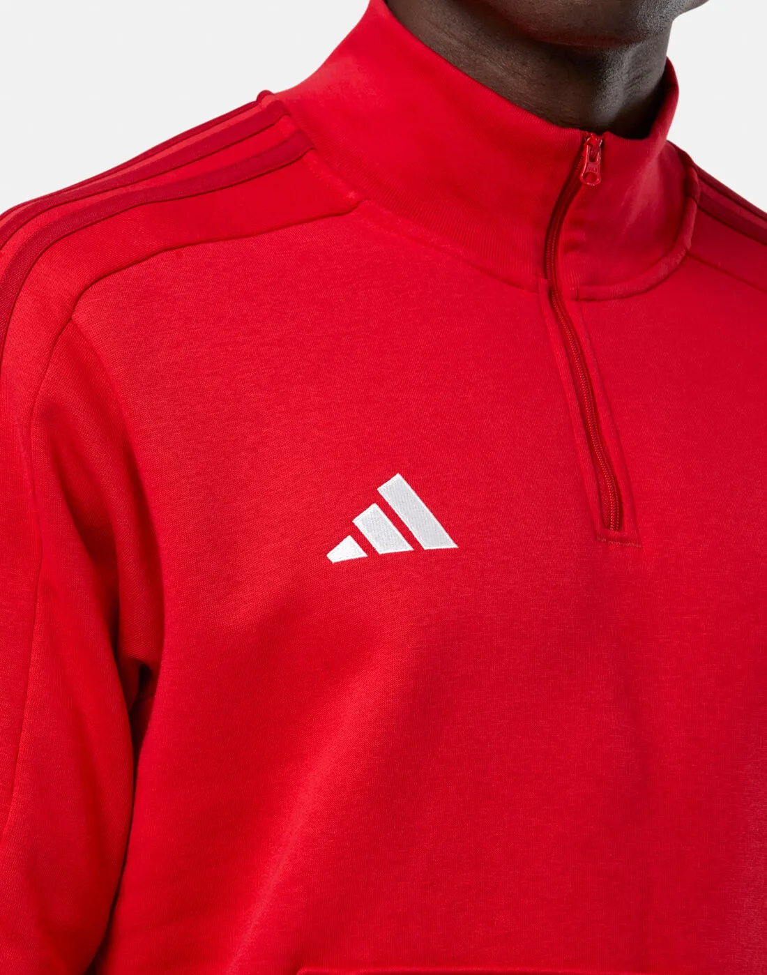 adidas Adults Munster Fleece Half Zip Top