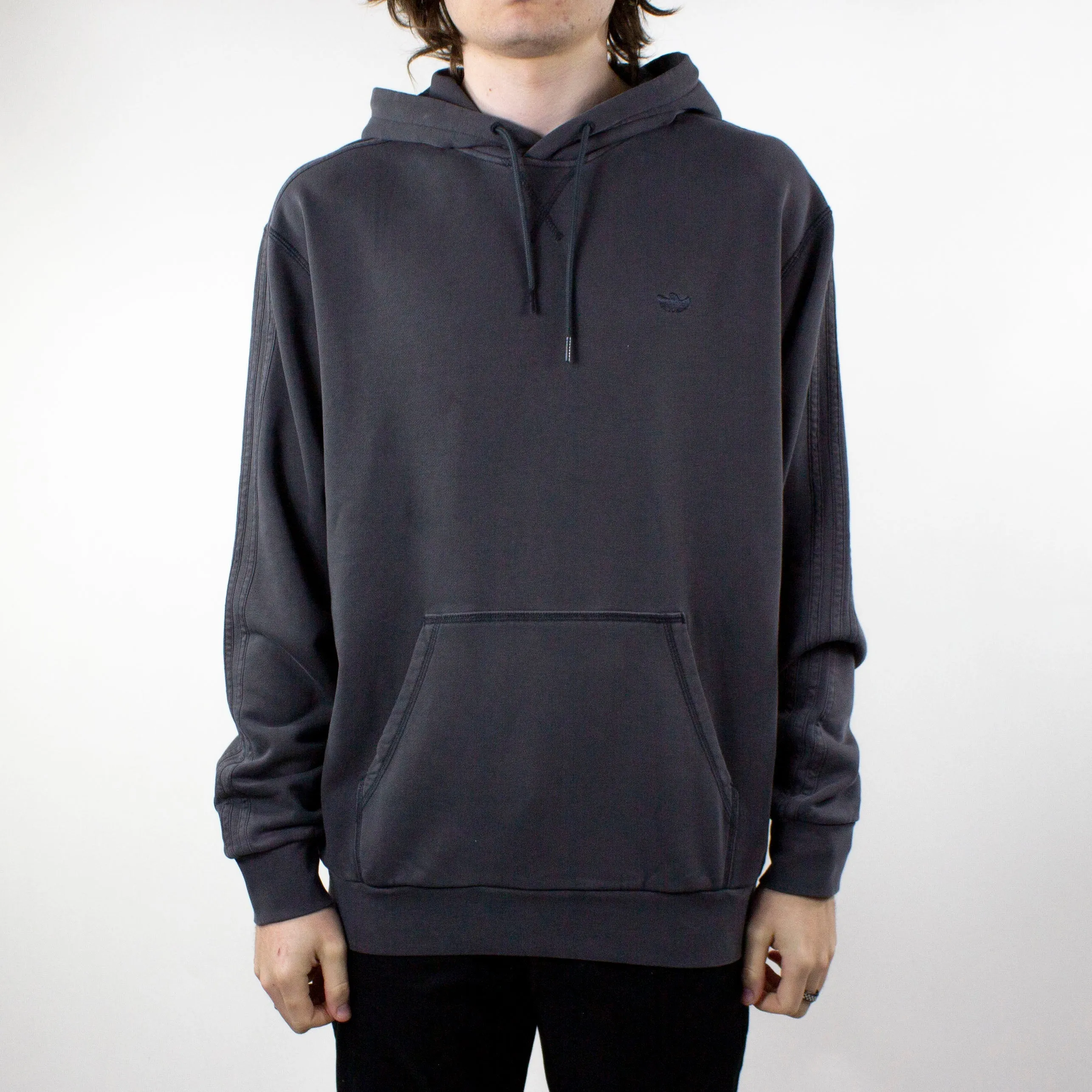 Adidas Featherweight Shmoo Hoodie - Carbon / Carbon exclusive at Remix