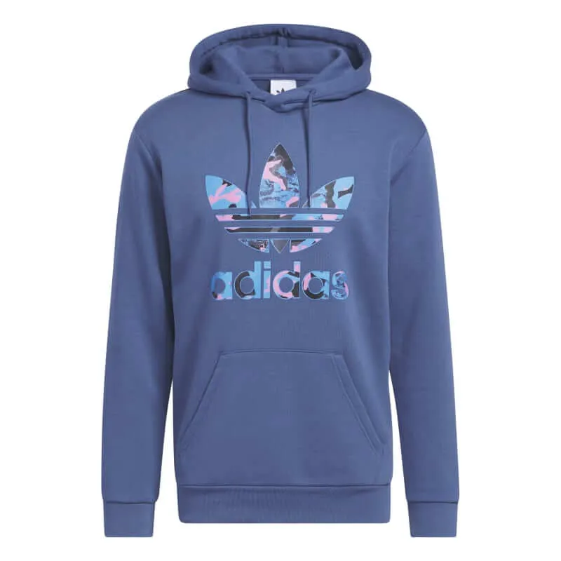 adidas Originals Camo Infill Hoodie – Blue (HK2802)