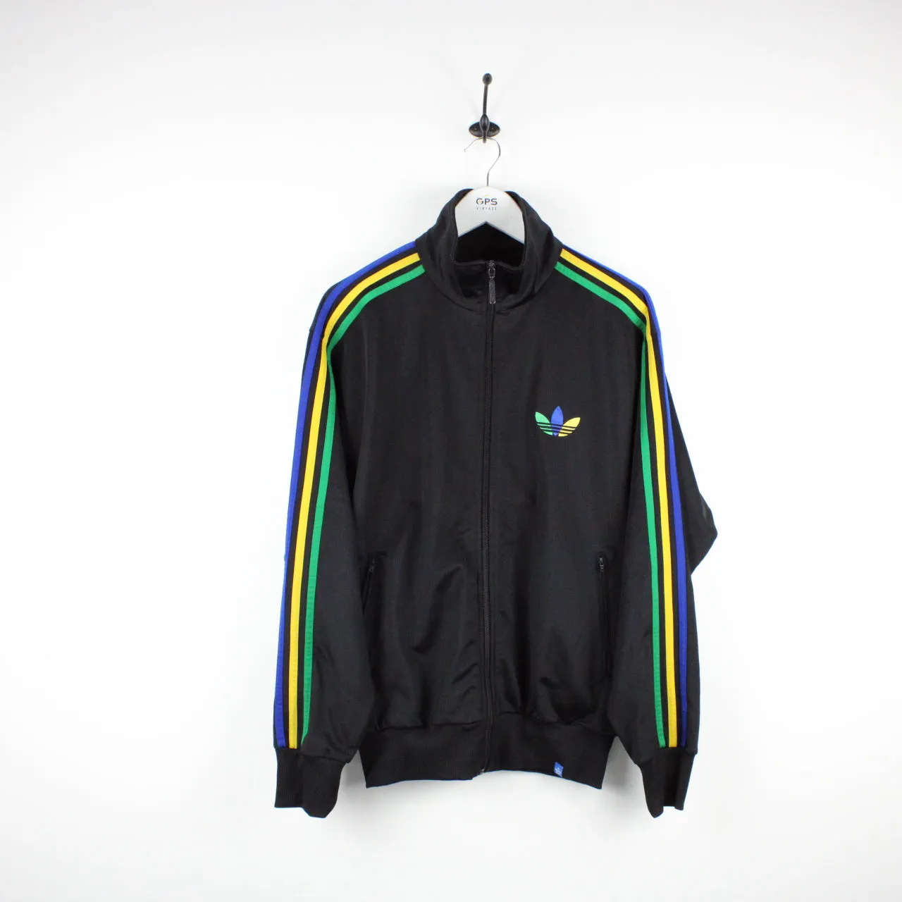 ADIDAS Track Top Jacket Black | Medium