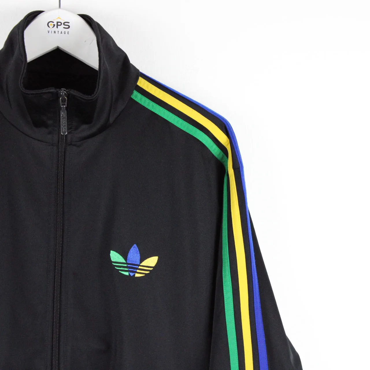 ADIDAS Track Top Jacket Black | Medium