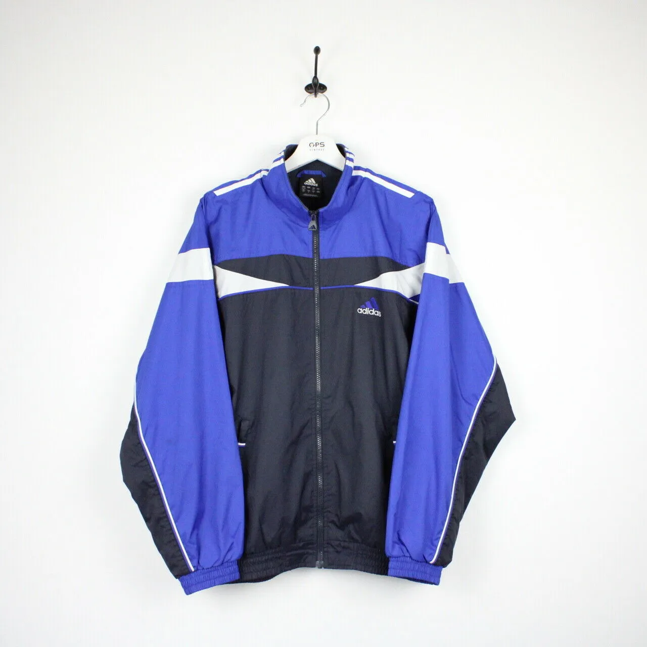 ADIDAS Track Top Jacket Navy Blue | Medium