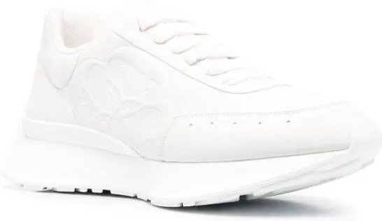 Alexander McQueen leather low-top sneakers White