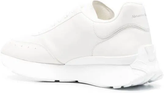 Alexander McQueen leather low-top sneakers White