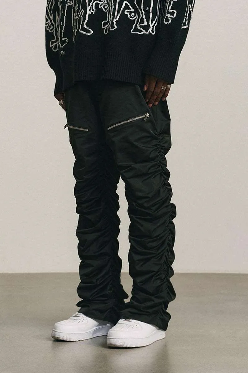 ANT Pleated Zipper Trousers