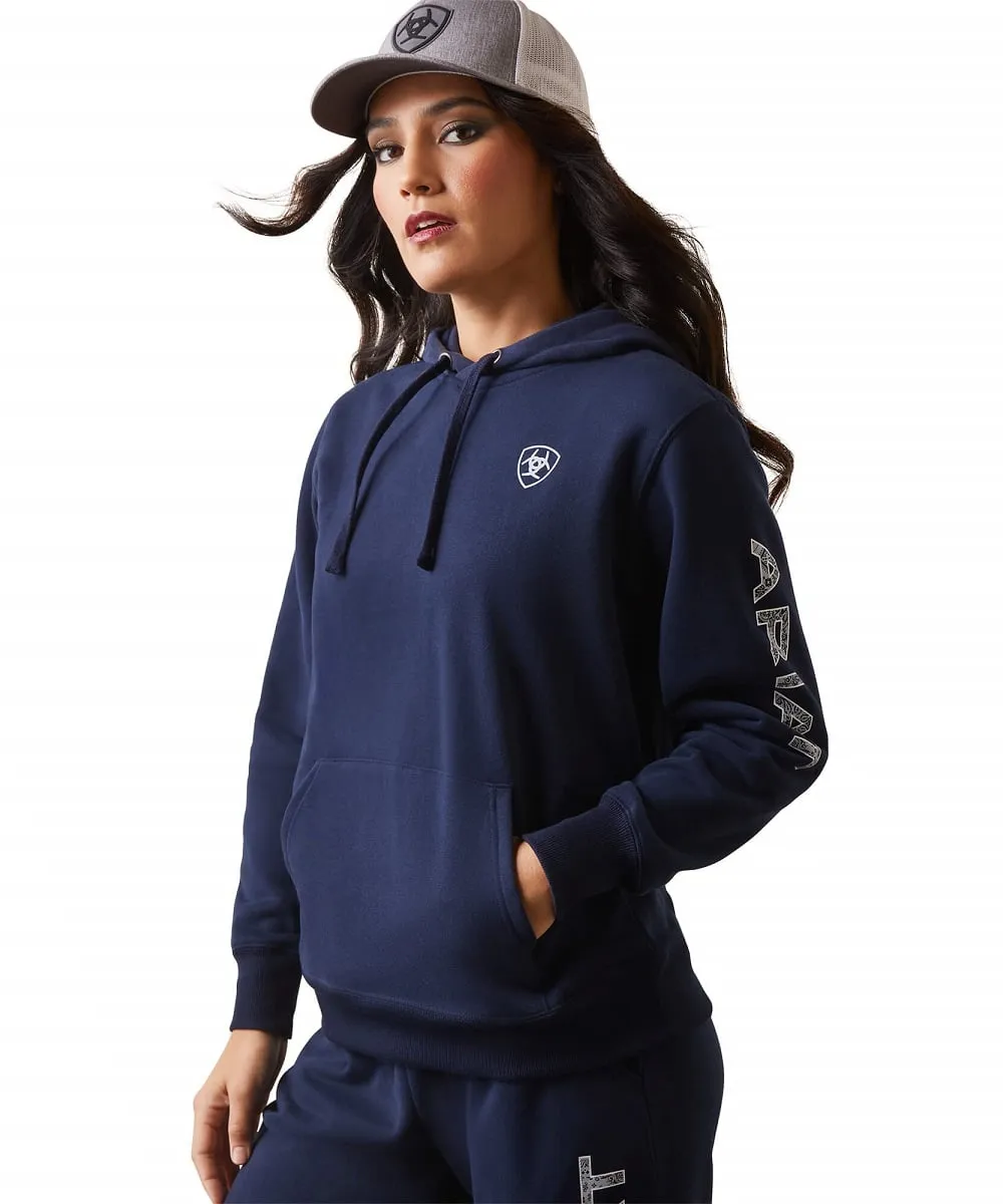 Ariat Women's Navy Logo Hoodie