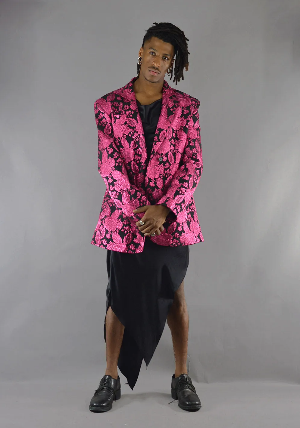 ART SCHOOL MJCKT004 OVERSIZED TAILORED JACKET PINK