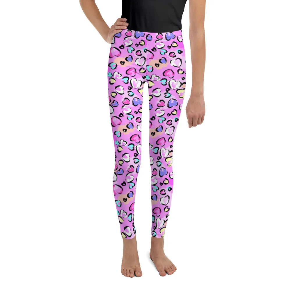 Artsy Heart Youth Leggings