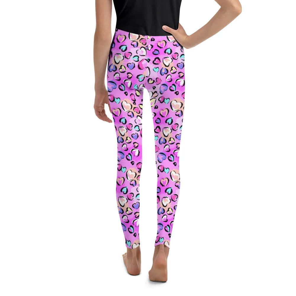 Artsy Heart Youth Leggings