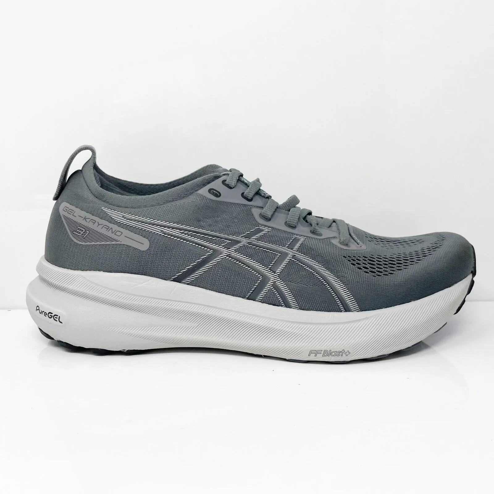 Asics Mens Gel Kayano 31 1011B867 Gray Running Shoes Sneakers Size 11