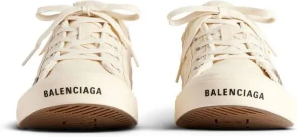 Balenciaga Paris canvas sneakers White