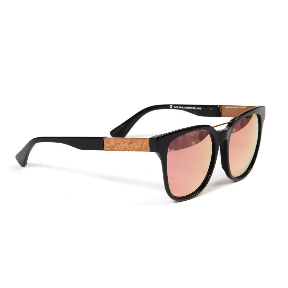 Bape Sunglasses (Brown/Rose Gold)