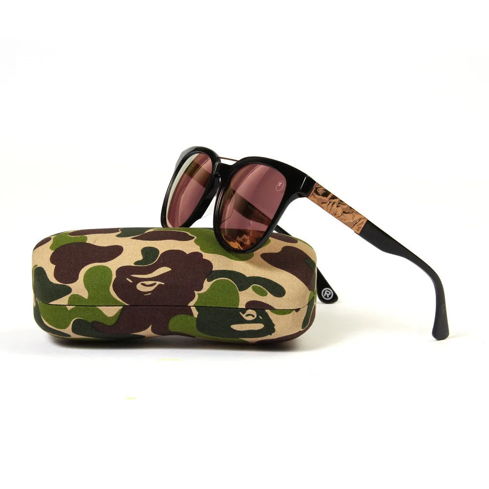 Bape Sunglasses (Brown/Rose Gold)