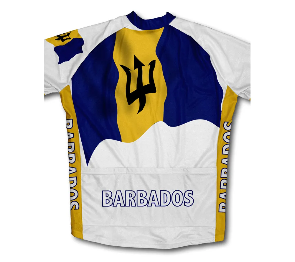 Barbados Flag Winter Thermal Cycling Jersey