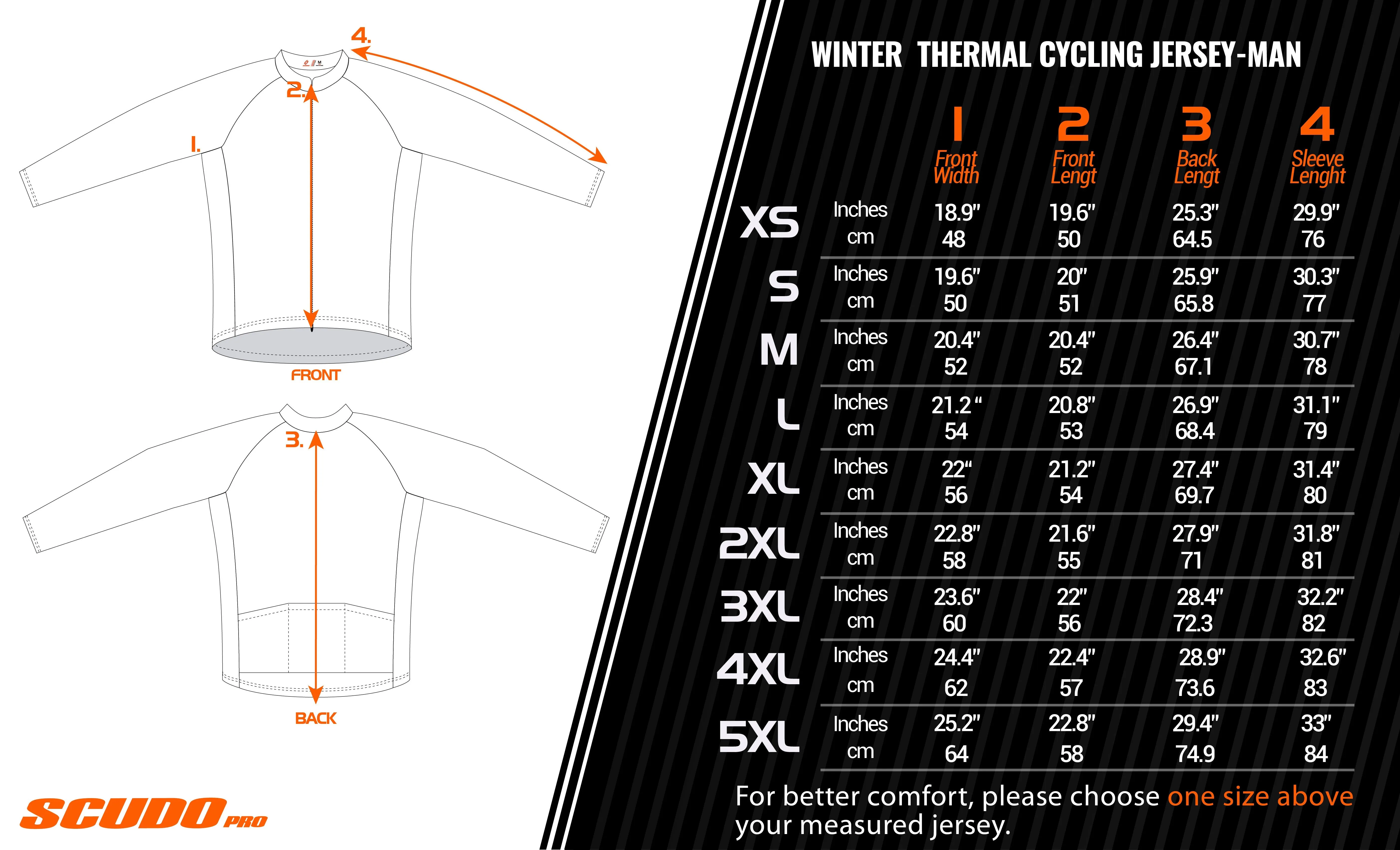 Barbados Flag Winter Thermal Cycling Jersey