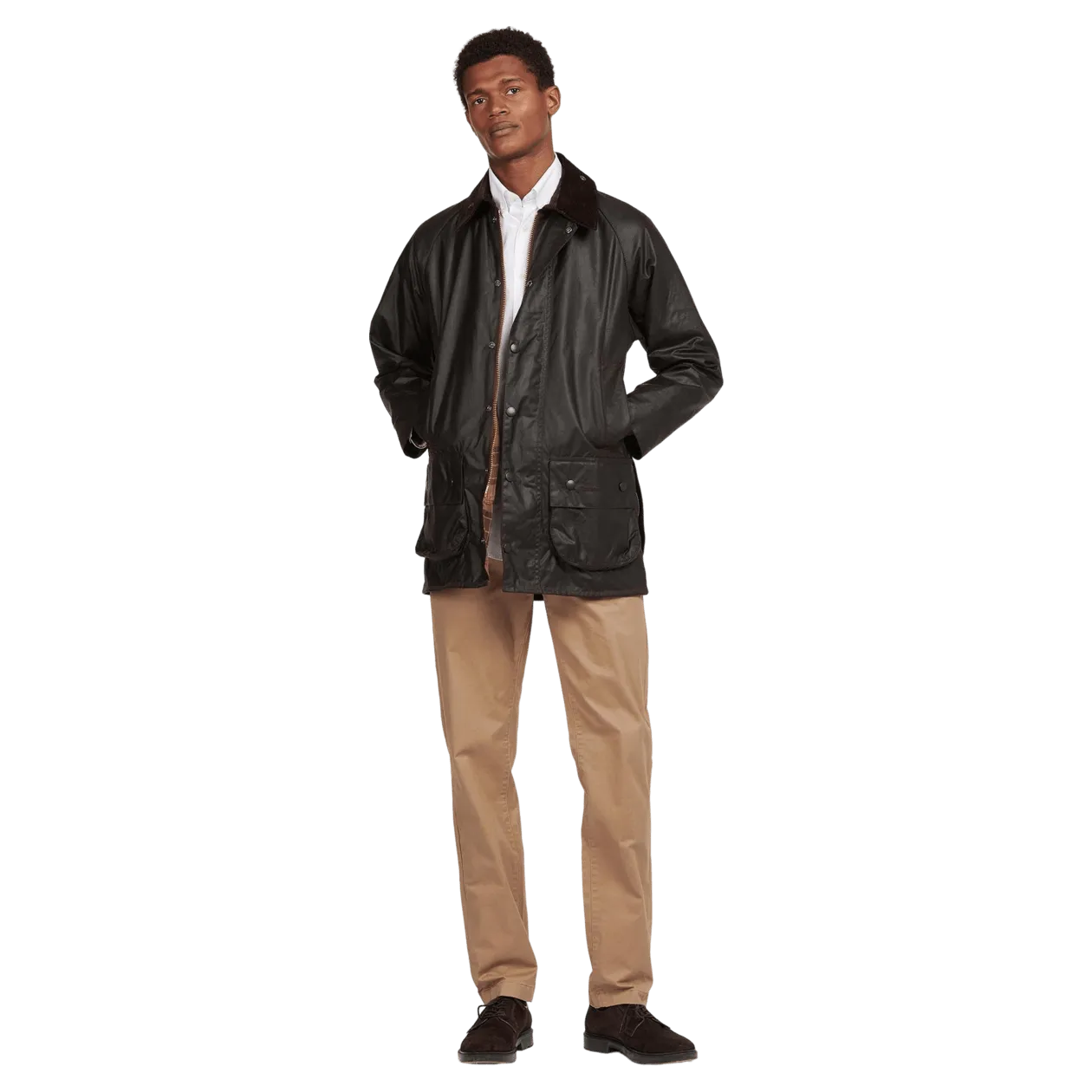 Barbour Beaufort Waxed Jacket in Rustic