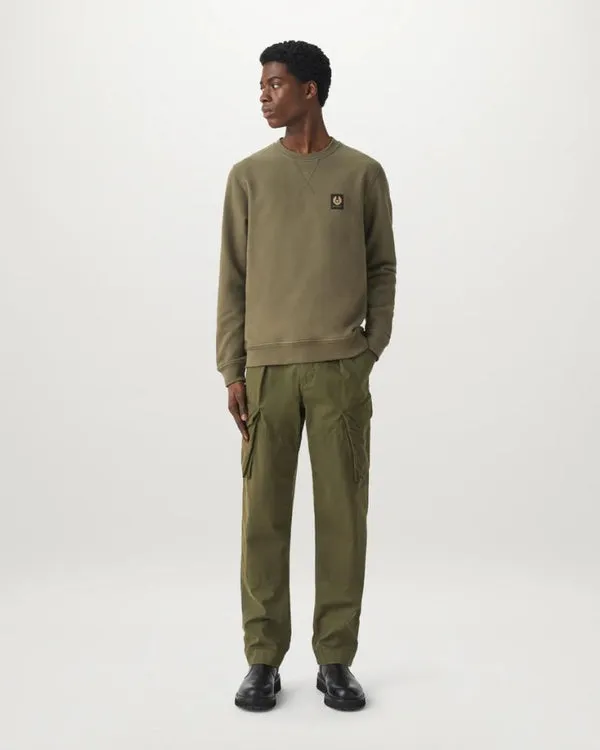 BELSTAFF Belstaff Sweatshirt Cotton Fleece - True Olive