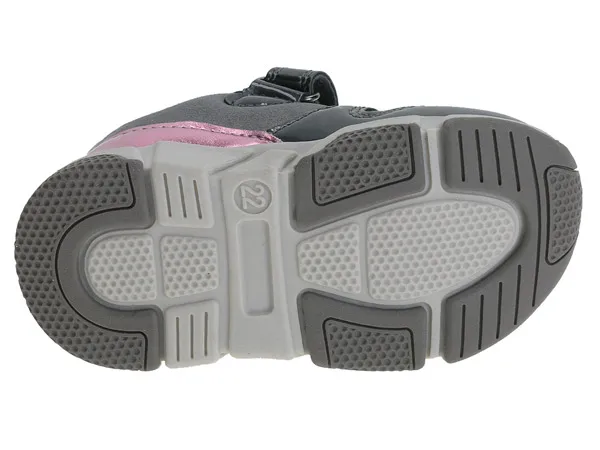 Beppi 2175101 GREY/PINK HEART TRAINERS