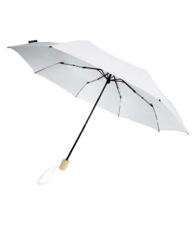 Birgit recycled folding umbrella one size white Avenue