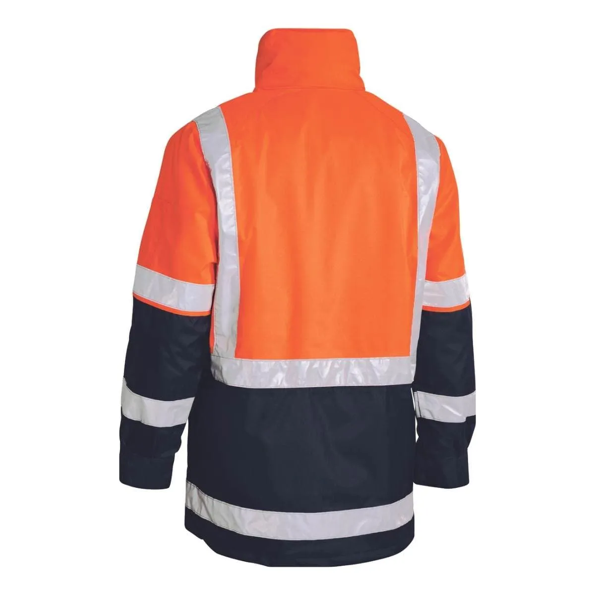 Bisley Taped Hi Vis 5 In 1 Rain Jacket BK6975