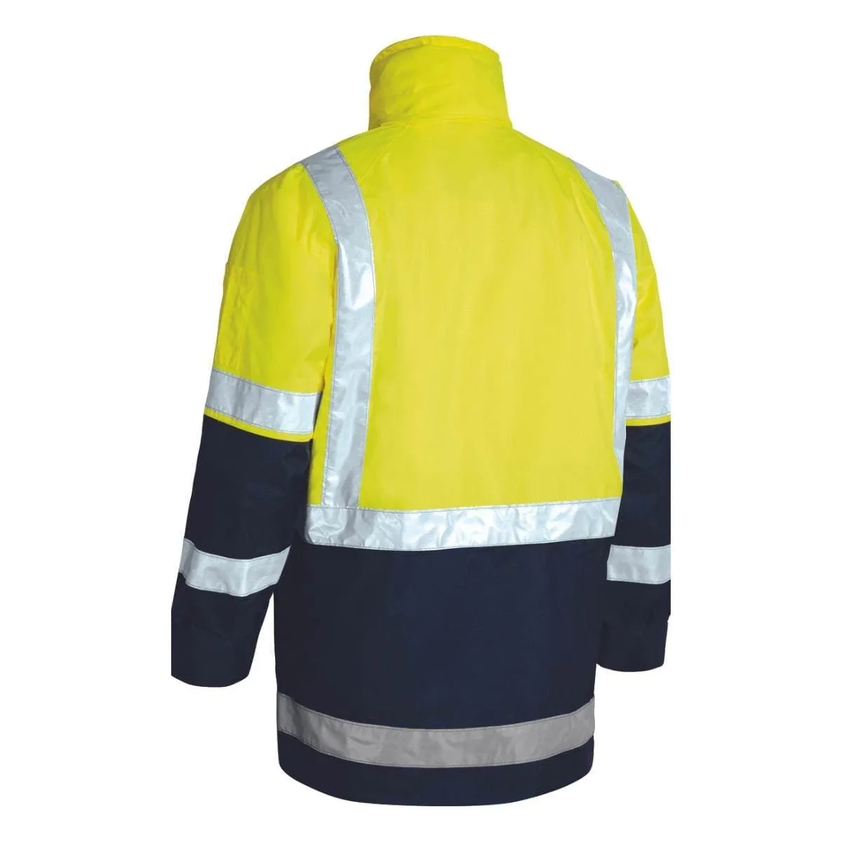 Bisley Taped Hi Vis 5 In 1 Rain Jacket BK6975