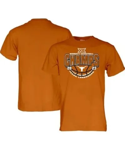 Blue 84 Men's NCAA Texas Texas Longhorns 2023 Big 12 Basketball Regular Season s T-Shirt