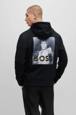 BOSS x Bruce Lee gender-neutral hoodie with special artwork