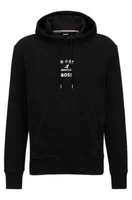 BOSS x Bruce Lee gender-neutral hoodie with special artwork