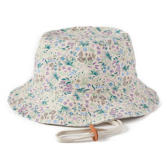 Botanical Butterfly Pattern Bucket Hat