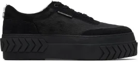 Both Black Tyres Platform Low Sneakers