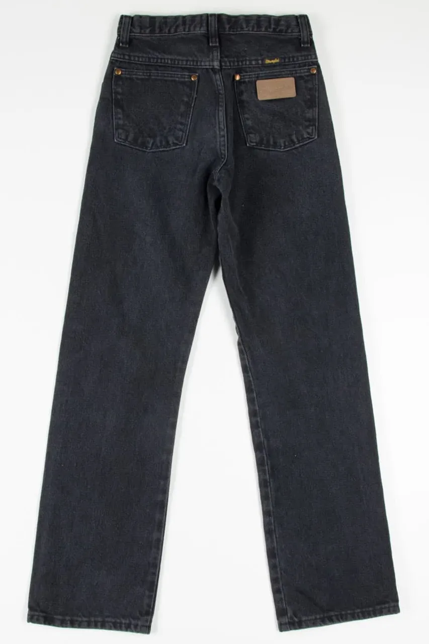 Boy's Black Wrangler Denim Jeans 540 (sz. 16 Slim)