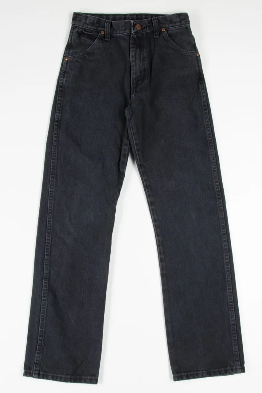 Boy's Black Wrangler Denim Jeans 540 (sz. 16 Slim)