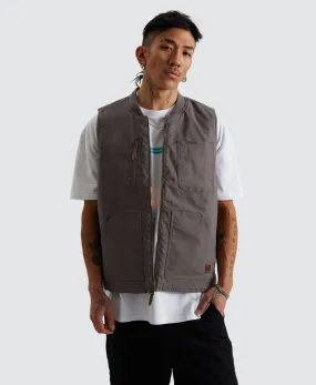 Builders Abraham Reversible Vest Charcoal/ Black Grey