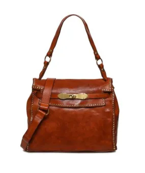 Campomaggi Tan Kura Leather Shoulder Bag | Jules B