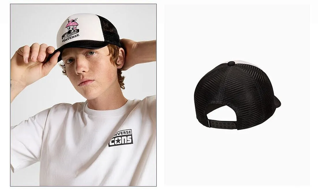 cap Converse Cons Mushroom Cottage Trucker/10026413 - A01/Converse Black